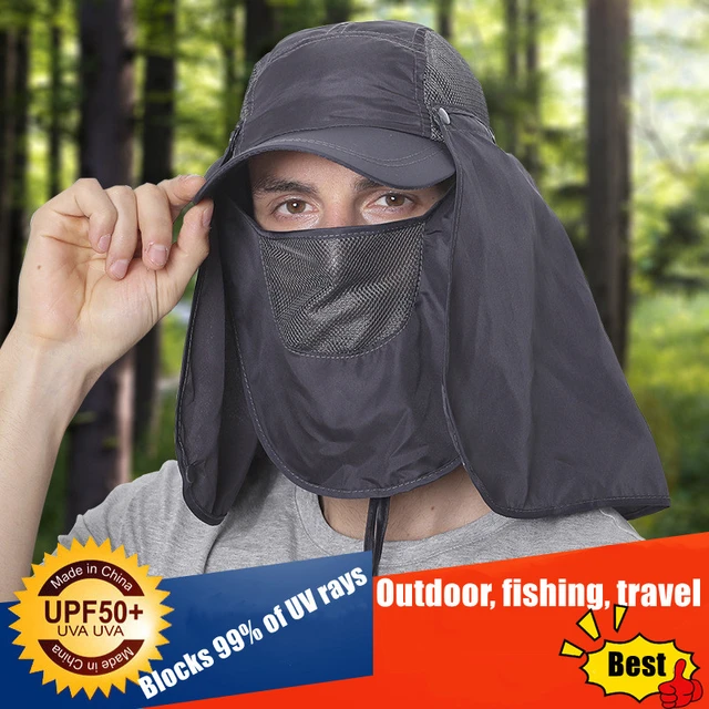 Outdoor Neck Protection Sun Cap Quick Drying Sunshade Hat Fishing