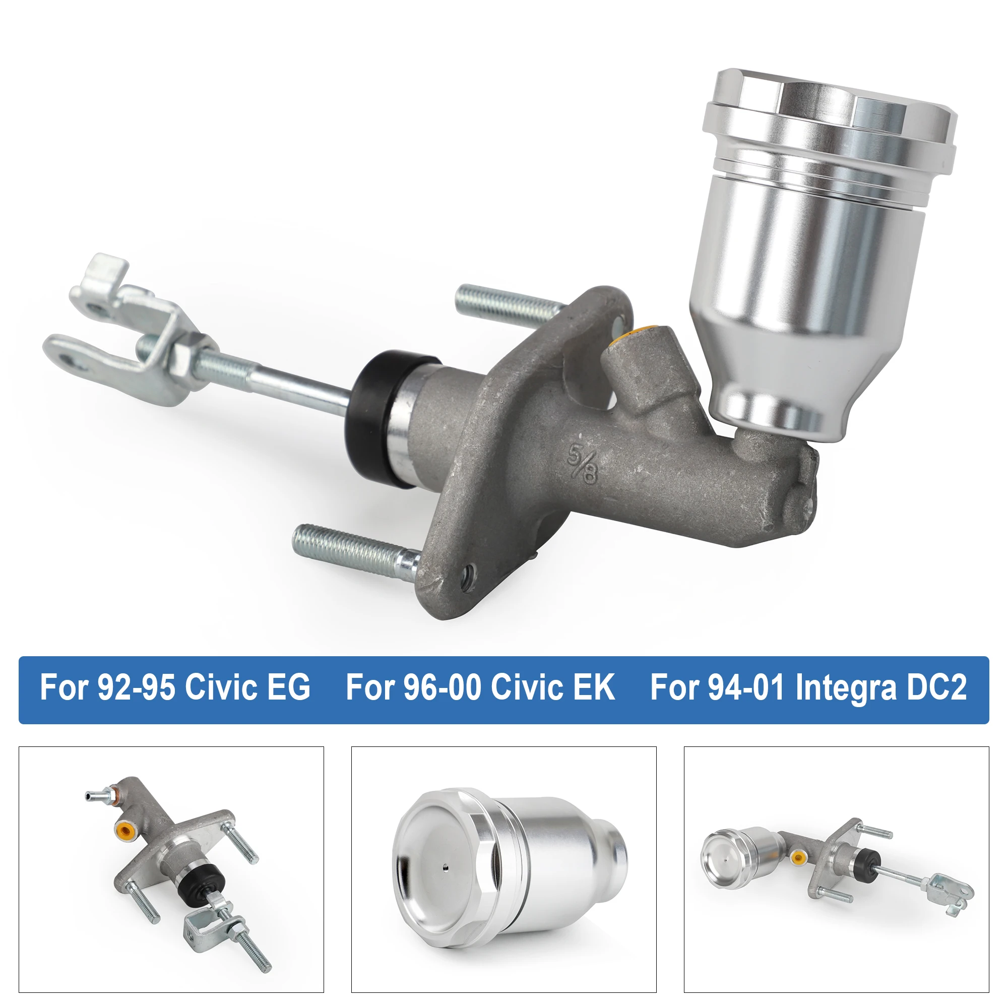 Clutch Master Cylinder Reservoir clutch master cylinder reservoir Aluminum for Honda Civic EG 92-95 EK 96-00 Integra DC2 94-01 CRX GSR Si Type R