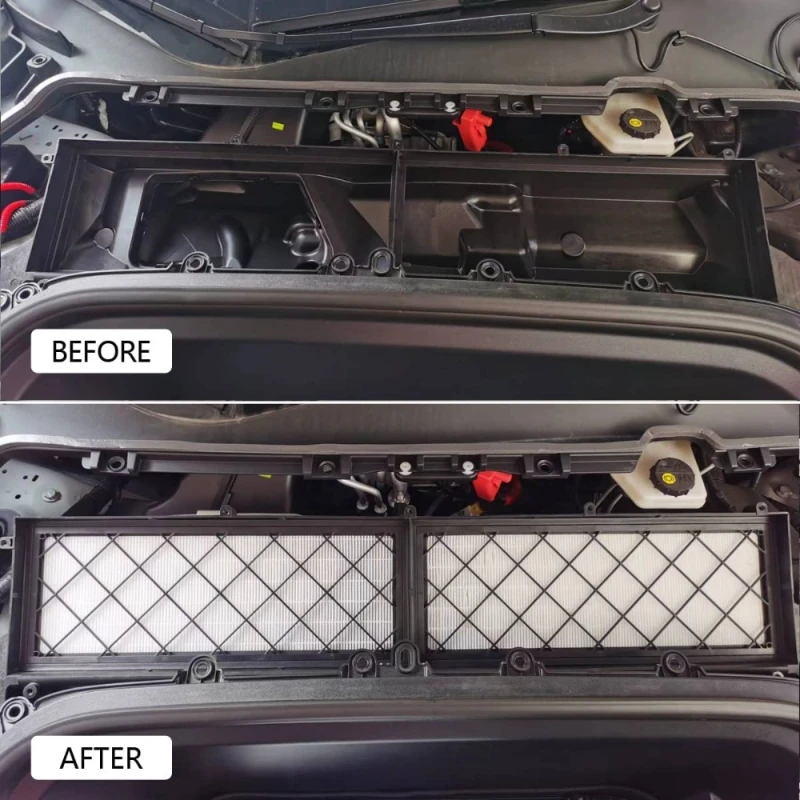 Filtro abitacolo aria per Tesla Model Y Model 3 Filtro condizionatore d'aria HEPA Accessori auto a carbone attivo in cotone elettrostatico - Image 5