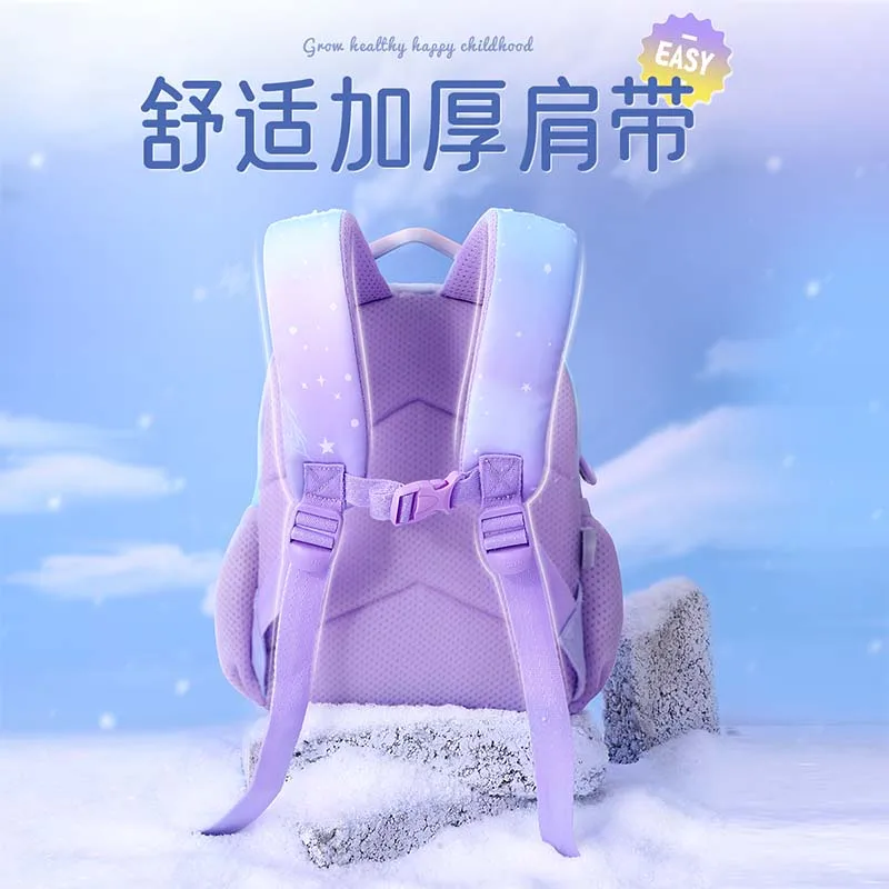 30CM Original Disney New Kindergarten School Bag Cartoon Elsa Backpack Fashion Boy Girl Baby Kids Backpack Frozen 2 Travel bag 5