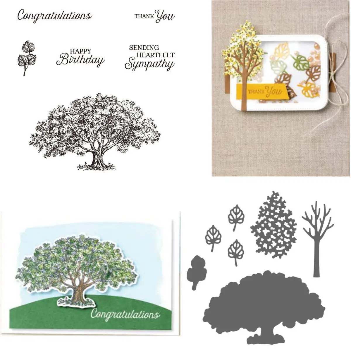 

New Tree Clear Stamps Metal Cutting Dies for Decorating Scrapbook Diy Paper Card Album Embossing Handmade Craft Die Supplie