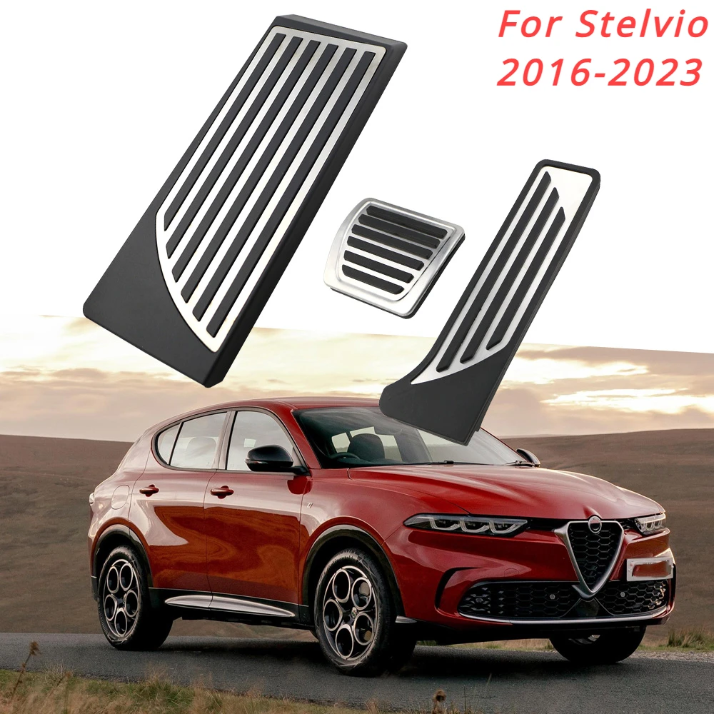 Copri Pedali In Lega Per Alfa Romeo Giulia E Stelvio 2017-2019 - Foto 12
