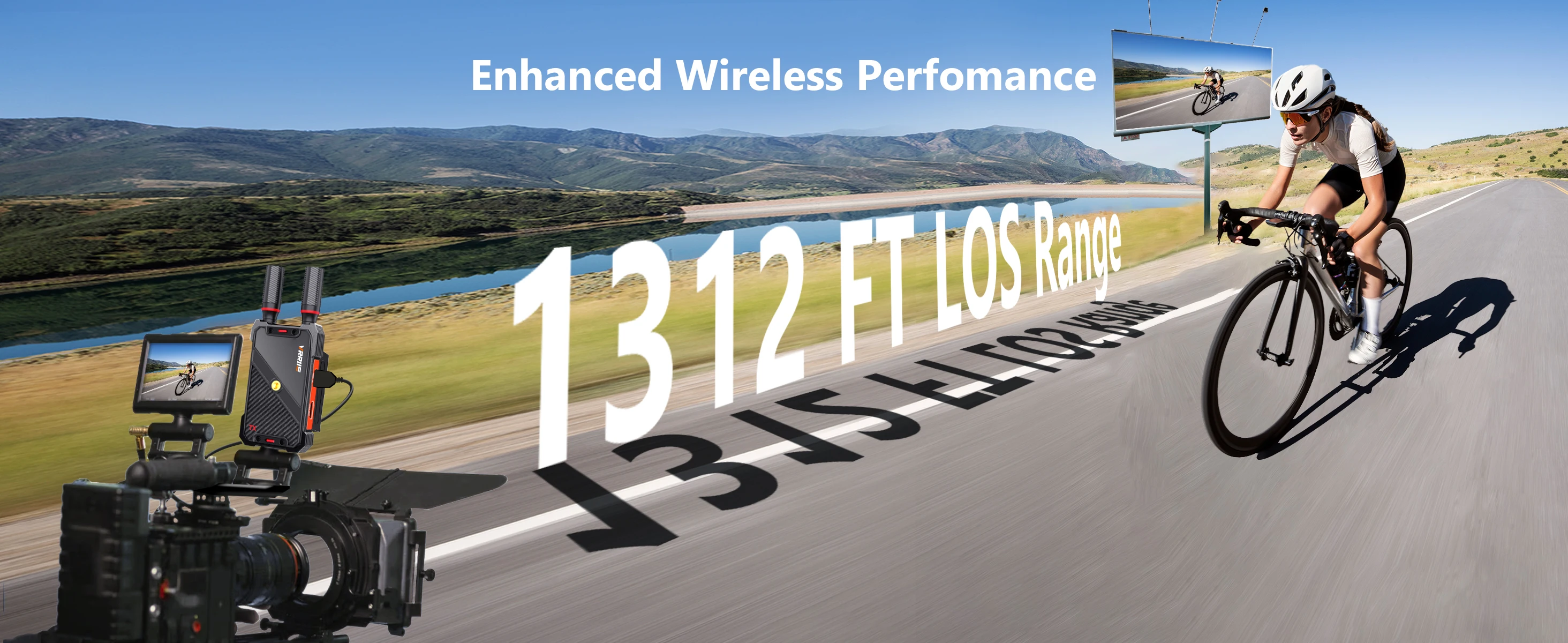 400M Wireless HMDI Video Transmitter and Receiver 1080P with UVC for Camera Lapt