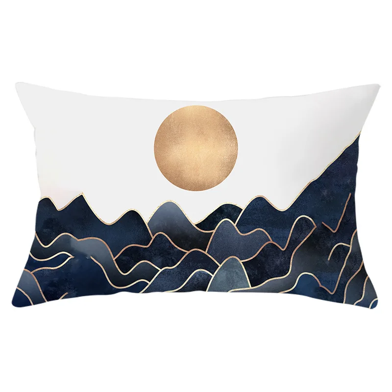 30x50cm Sun Mountain Landscape Pillowcase Decorative Sofa Cushion Case Bed Pillow Cover Home Decor Gift Car Cushion Cover 