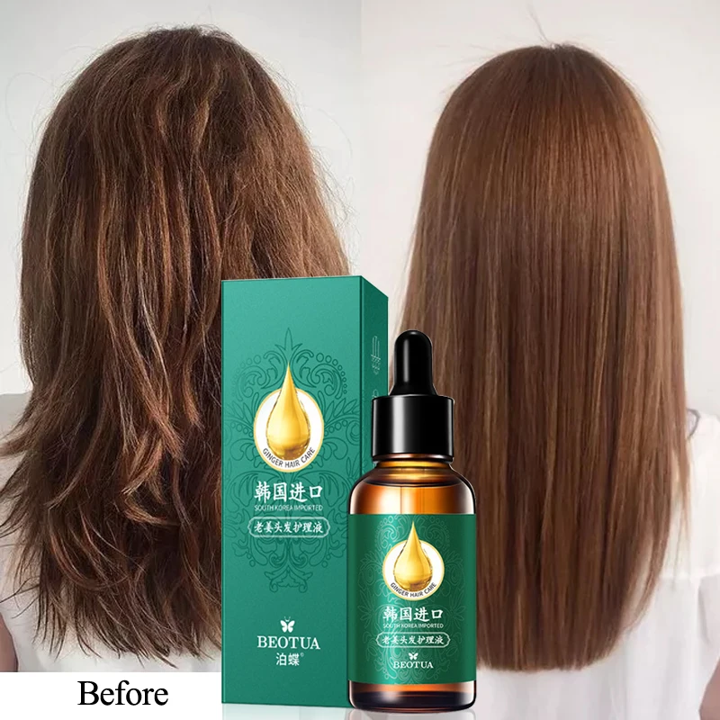 

Hair Loss Essential Oil Hair Growth Product Fast Hair Care Ginger Liquid Health Care Repair Hair Root Oils Essence 30ml