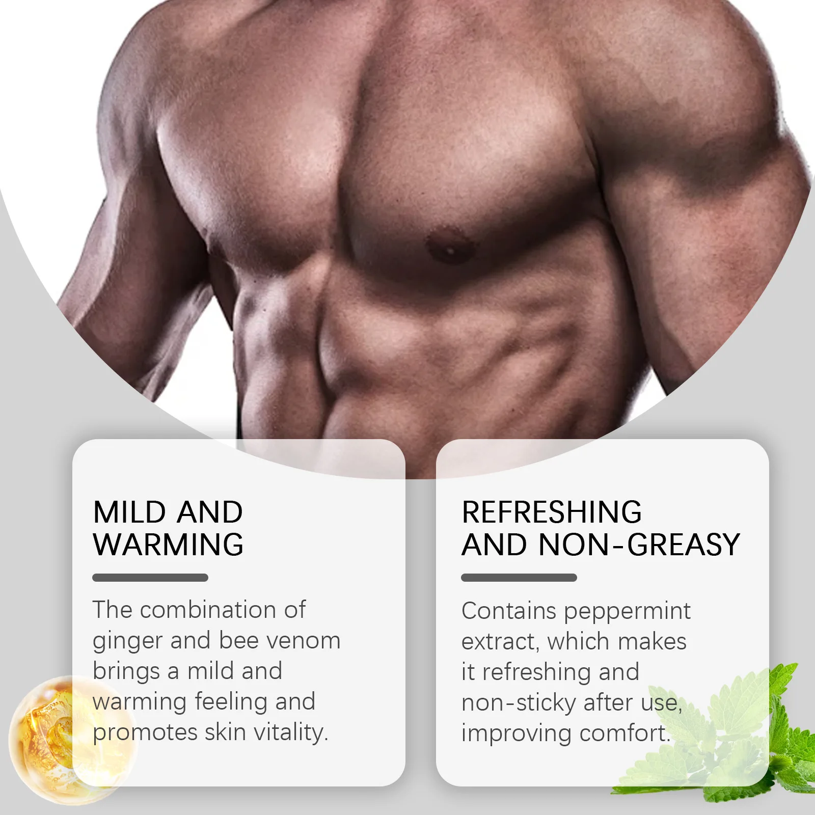 Man Breast Tightening Spray Reduction Cellulite Removal Belly Muscle Fitness Abs Sculpting Chest Muscle Massage Spray