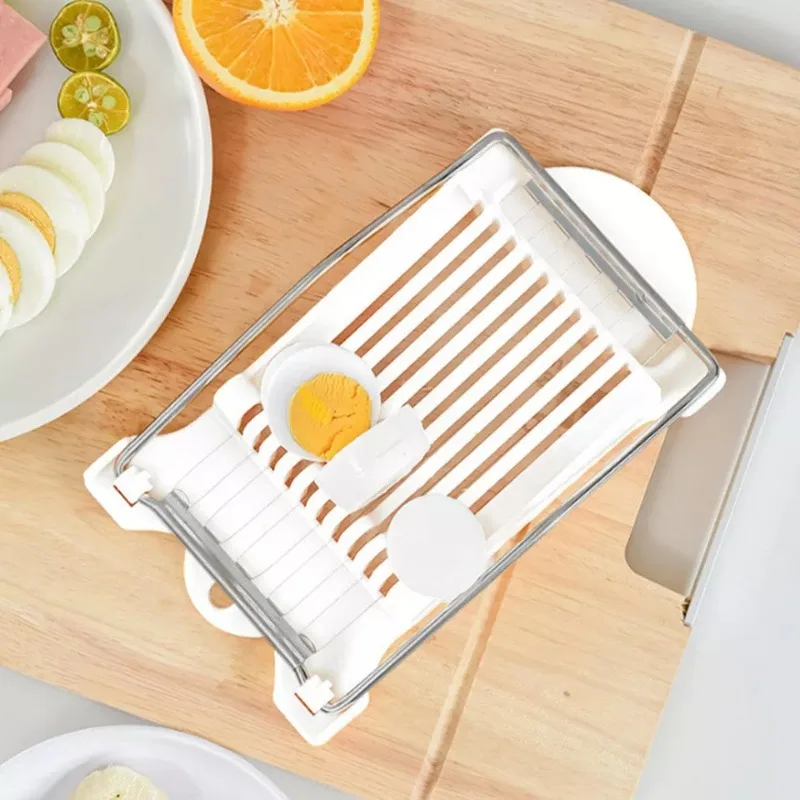 Stainless Steel Wire Luncheon Meat Slicer Multi-purpose Food Slicing Tool for Cheese Ham Fruits and Vegetables Kitchen Gadget