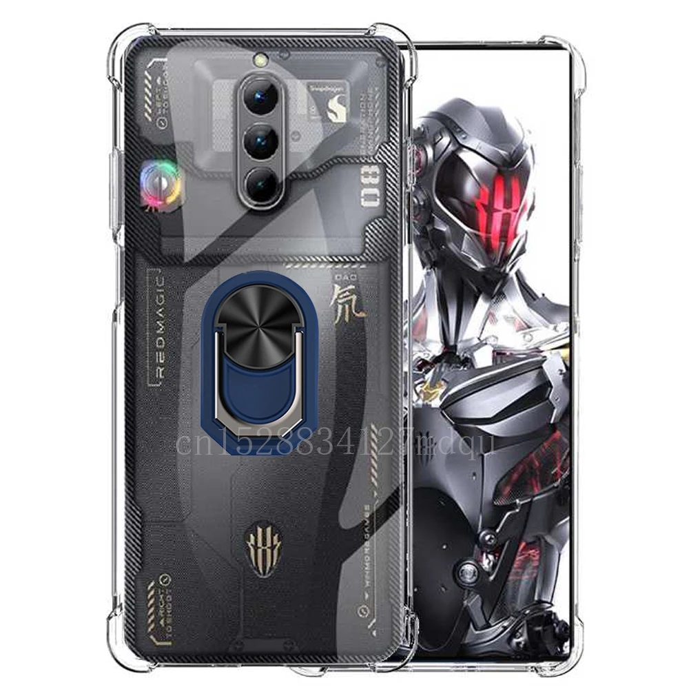 Case for Red Magic 8 8S Pro Reinforced Corners Shockproof Clear