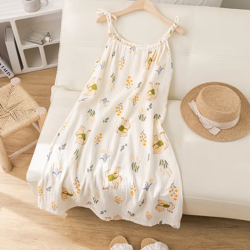 [100% cotton gauze] backpack squirrel