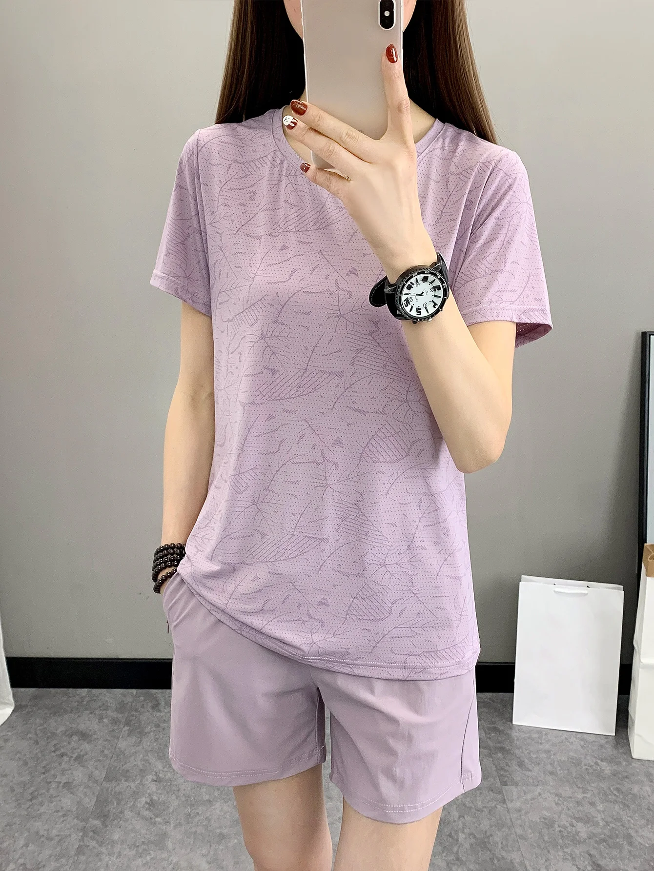 Women's Long Sleeve Sport Stand Collar Quick Dry Shirt Running Workout Breathable Top Ice Silk Female Basic Clothing
