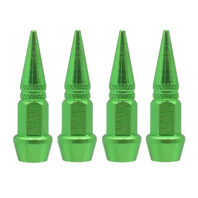 Universal Airtight Tire Valve Caps - Set of 4 for Cars, Motorcycles, and Bikes