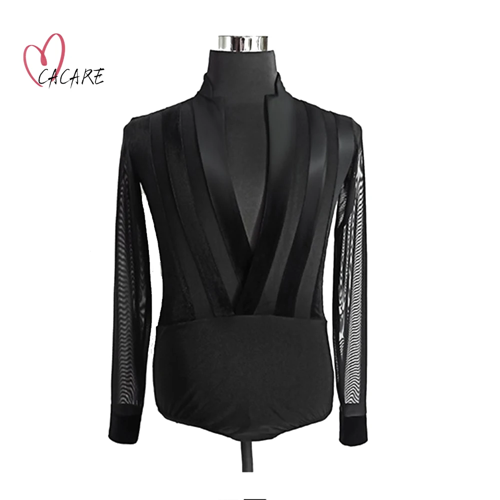 LeotardBodysuitMensTopsShirtsLatinBallroomWaltzModernDance