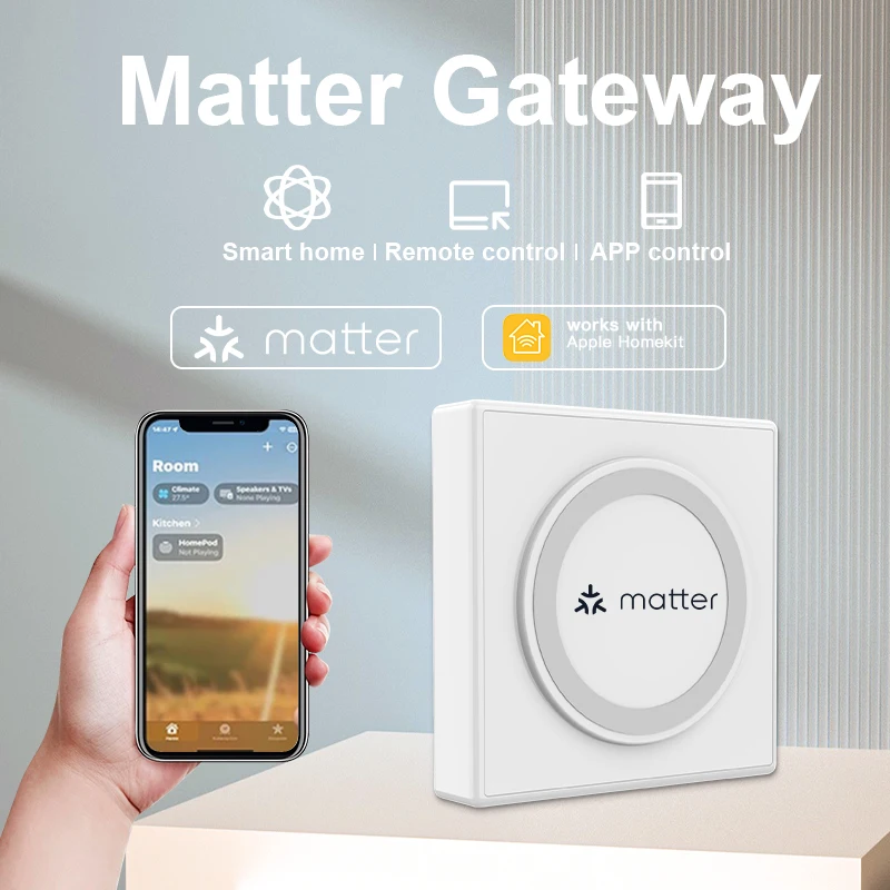 Matter Smart Gateway Hub Homekit Zigbee Multi-Model Smart Home Bridge Wifi Bluetooth Alexa Google Home Smart Life App Control