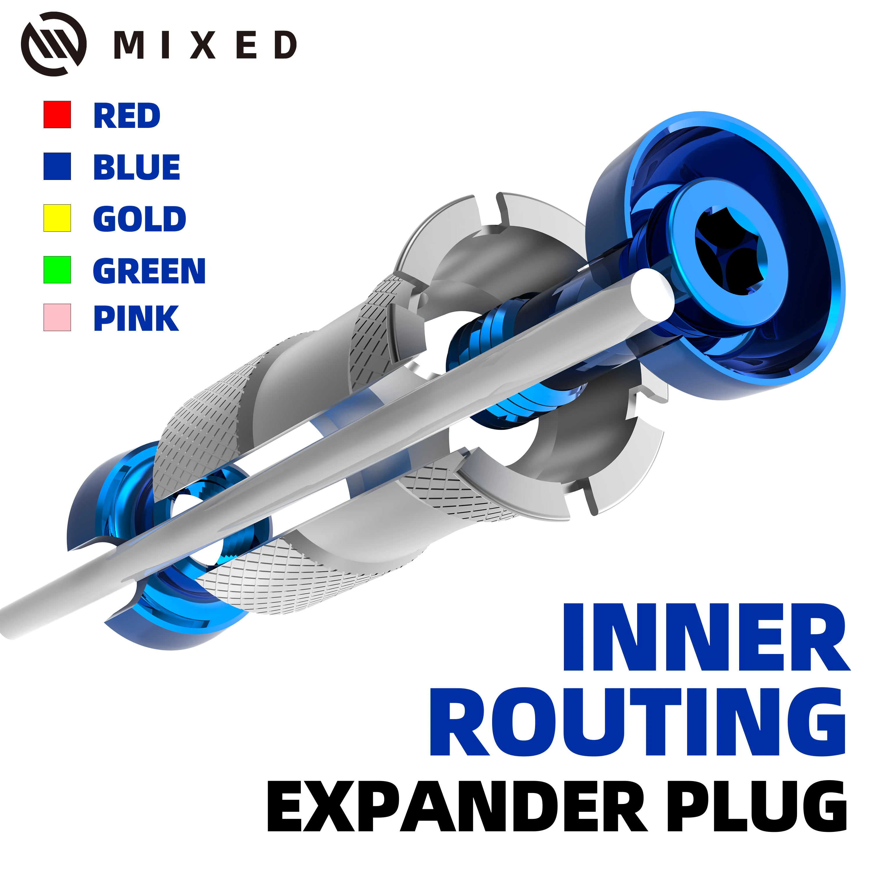 MIXED Inner Routing Expander Plug For OD1 28.6mm Carbon Fiber Road Bike