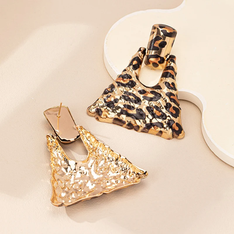 Roud Orecchini da donna Eleganti orecchini pendenti grandi placcati in oro 18 carati Gioielli di moda Accessori per feste di nozze Tendenza Spedizione gratua