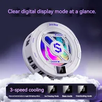 Refroidisseur mobile K52 AI avec clip magnétique, radiateur de refroidissement par glace, affichage numérique, lumière RGB, refroidisseur de jeu avec contrôle de la température 1