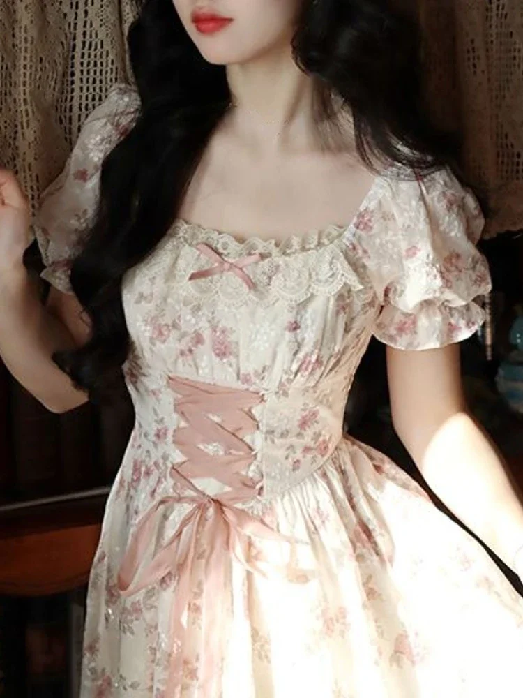 [ROMANTIC CROWN]★韓国大人気★PLEATS SUMMER DRESS ROMANTIC CROWN]☆韓国大人気☆PLEATS SUMMER DRESS