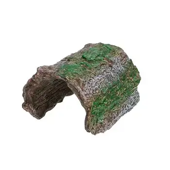 Creative Reptile Terrarium Turtle Accessories Basking Platform Rest Cave Resin Climb Toy Aquarium Decoration Decor Crawling Pets 1