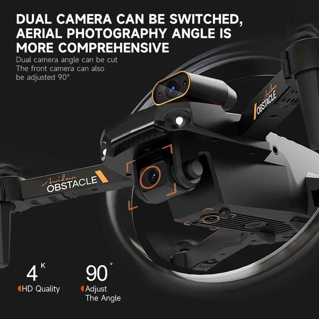 S91 4K Drone Professional Obstacle Avoidance Dual Camera Foldable RC Quadcopter Dron FPV 5G WIFI Remote Control Helicopter Toy 3
