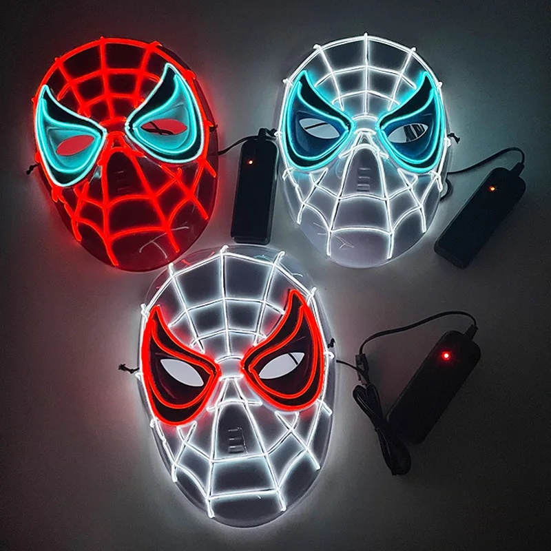 4 Ojos LED De Halloween - Luces Luminosas Púrpura/Rojo/Verde Para Decorar Calabazas, Calaveras, Disfraces - Con Temporizador, XIESUNUN