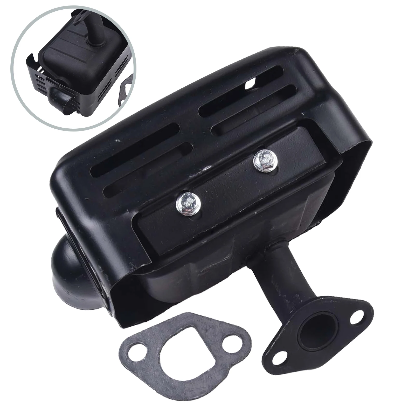 스테인리스 스틸 머플러 배기 시스템 부품 (소형 엔진용, 발전기 및 워터 펌프 포함)