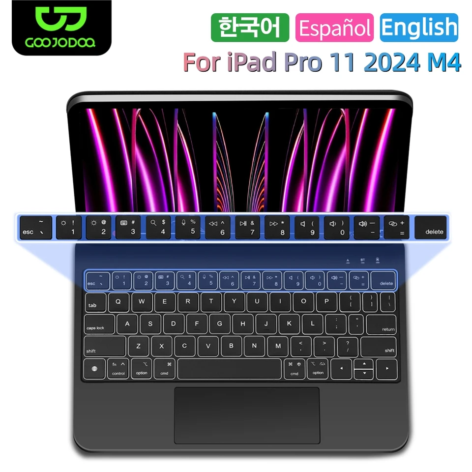 iPad Pro 11 2024用マジックキーボードケース Pro 11インチ iPad Pro