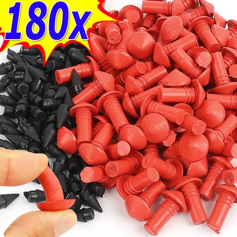 Car Motorcycle Mushroom Shape Patching Nails Portable Tire Repair Tools Vacuum Tyre Repair Rubber Nails Auto Accessories 180pcs tire repair kit