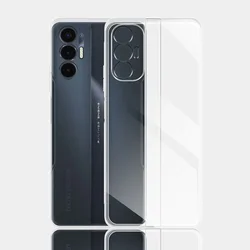 Ultra Thin Silicone Soft Clear Back Case Cover for Tecno Pova 3 (Clear)