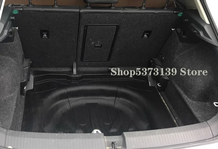 VW/Volkswagen T-ROC T ROC 2018-2022 스페어 타이어 박스 방음 코튼 트렁크 단열 폼 불꽃 소음 감소