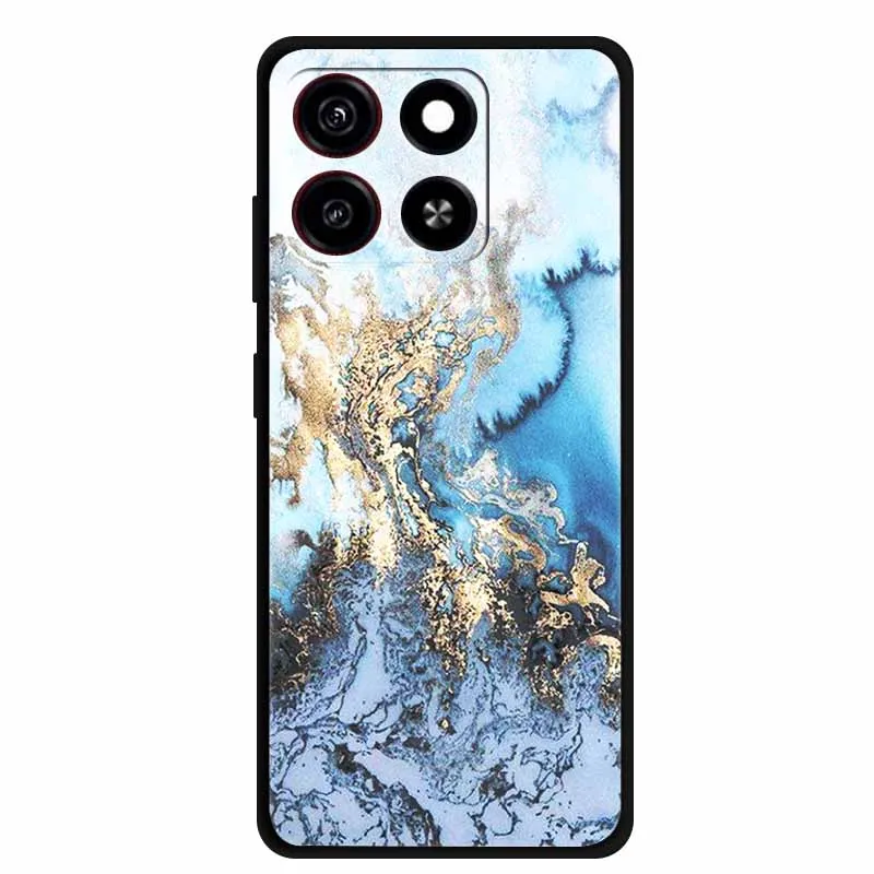 Marble Astronaut Shockproof TPU Soft Silicone Phone Case - 6.75