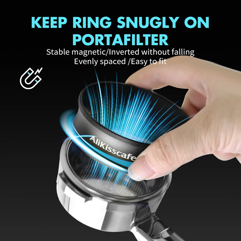 حلقة مغناطيسية فاخرة لإسبريسو 58مم