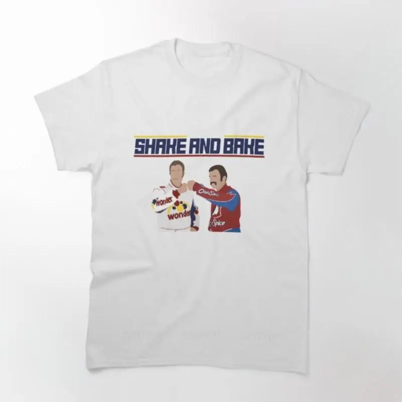 

New arrived short sleeve brand men cotton top Shake and Bake Printed T Shirt unisex tee shirt o-neck Oversized fashion tshirt