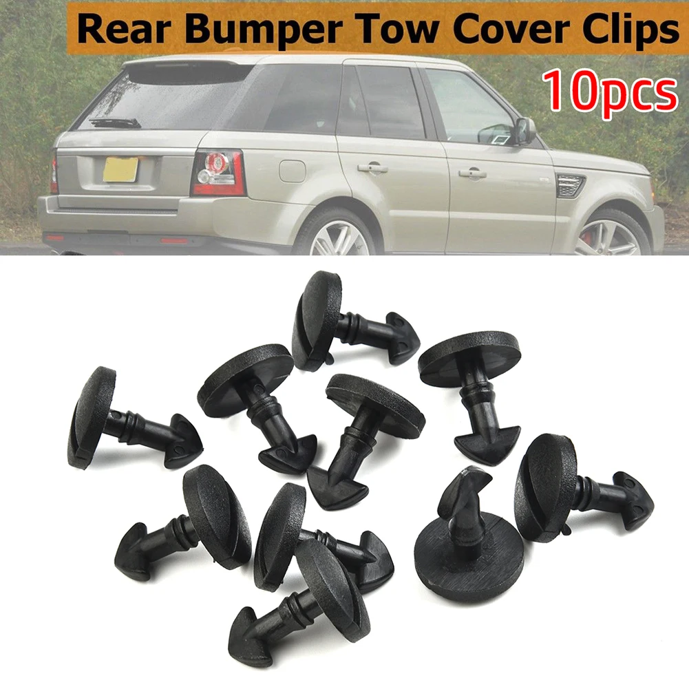 

10x DYR500010 Auto Fastener Clips Rear Bumper Tow Cover Trim Panel Clip For Range Rover Sport 05-13 Discovery 04-13