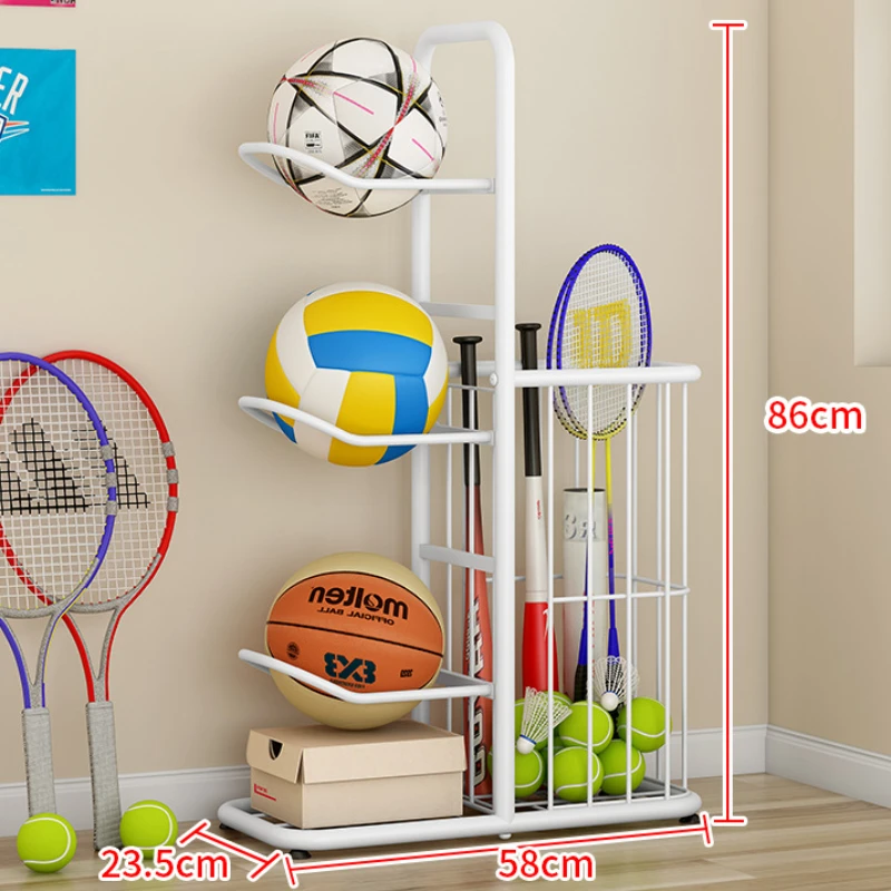 JEOBEST. Support de Rangement autoportant pour Basket-Ball avec paniers,  25*30*152cm, présentoir Vertical pour Volley-Ball, Football - Cdiscount  Sport