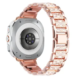 Shimmering Rhinestone Bracelet Wristband for Smartwatch - Enhanced Strap Accessories (Rose gold)