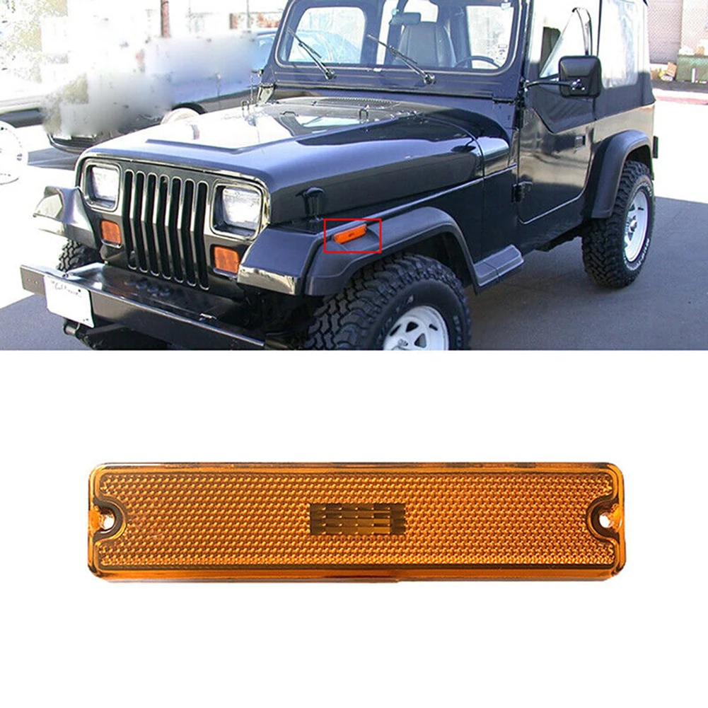 

Perfect Fit Front Fender Side Marker Light Housing for Jeep Wrangler YJ Stable Characteristics and High Reliability
