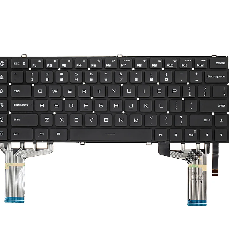 Original Eua ru Russo Teclado Portátil com Luz de Fundo para Xiaomi mi Gaming Notebook 171502-aa ab aj ao ak Xmg1902 Tm1801 - Imagem 2