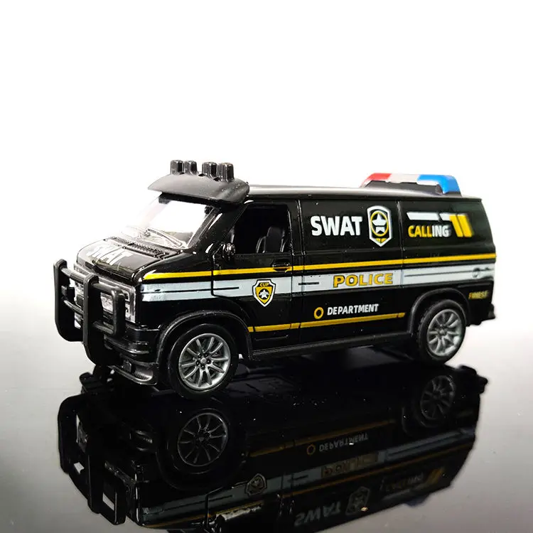 Alloy Police Van Toy 3
