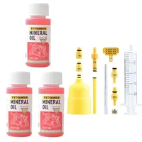 1/2/3 pièces 60Ml liquide de frein de vélo système d'huile minérale fluide cyclisme vélos de montagne pour accessoire de vélo injecteur d'huile 6