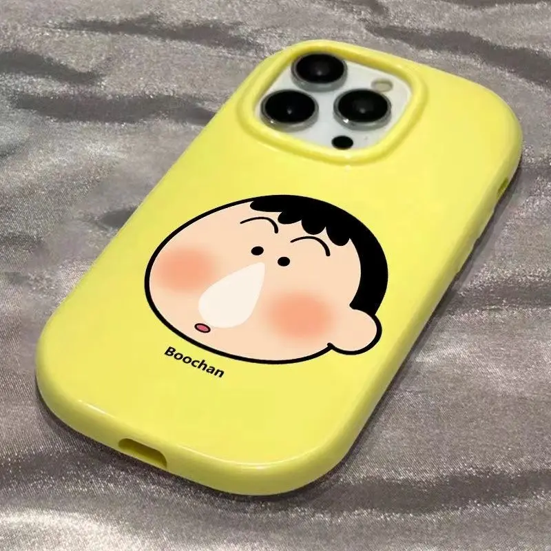 thumbnail image 1 of Crayon Shin-Chan Boochan iPhone15 funda de teléfono de dibujos animados de Anime Kawaii, 11, 12, 13, 14pro Max Plus, prevención de caídas, regalos para niñas, 1 of 4