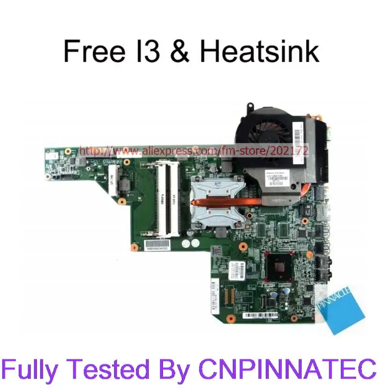 615849-001 605903-001 Scheda Madre Per Hp G62 G72 Cq62 Con Dissipatore I3 Anziché 597674-001 597673-001 610160-001 610161-001