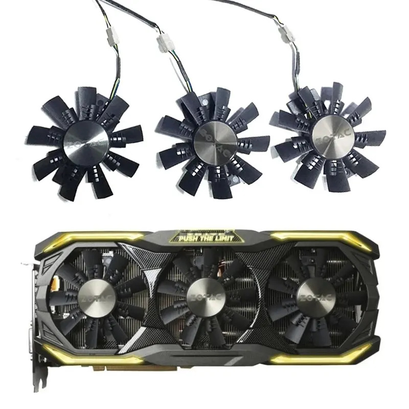 Ventola Originale Nuova Di Zecca 87Mm 4Pin Ga9S2U Gtx 1080 Gpu Per Ventole Per Schede Grafiche Estreme Zotac Geforce Gtx 1080 Amp
