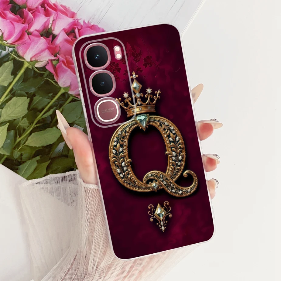 Stylish Crown Letters Soft Silicone Phone Case Cover