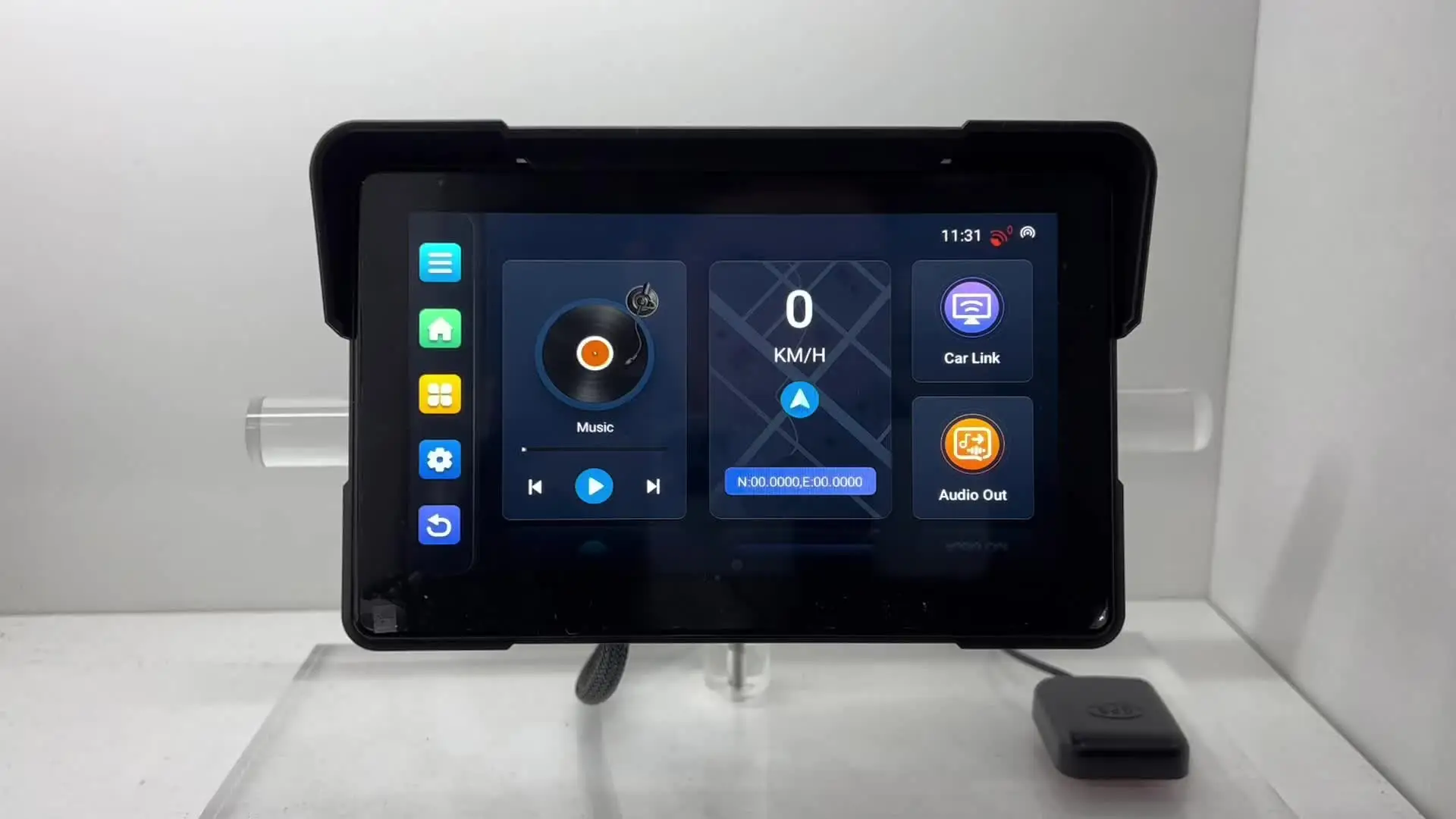 EKIY M21 7 inch Motorcycle Waterproof Wireless CarPlay Display