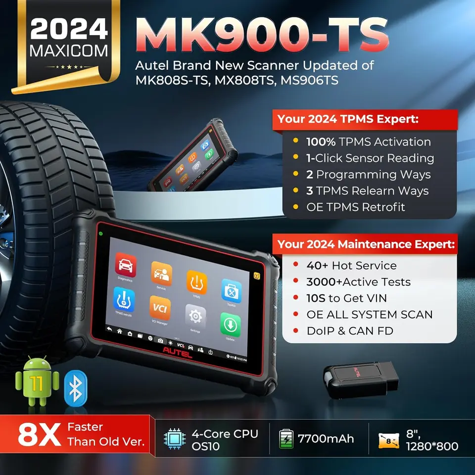 AUTEL MaxiCOM 自動車診断ツール MK900-TS Buy: Autel MaxiCOM MK900-TS TPMS Programming & Diagnostic