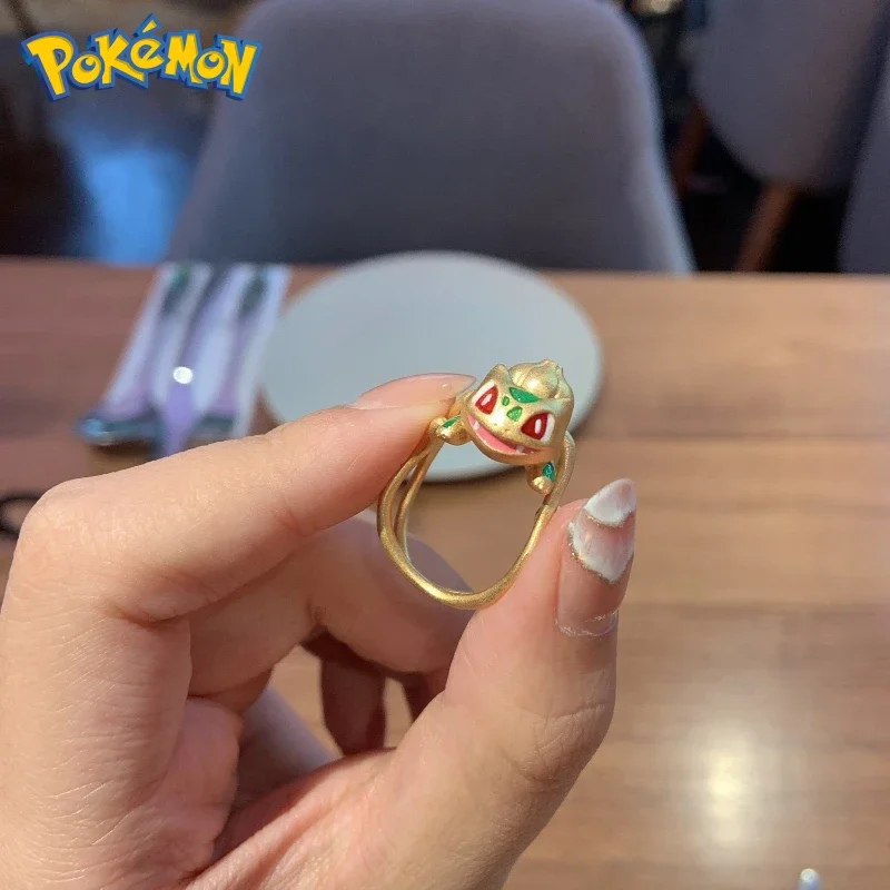 thumbnail image 1 of Anillos Mew de dibujos animados creativos, accesorios de anillo de Pokémon de Anime, joyería de rol periférico de moda, regalos de cumpleaños para niños, regalo de Navidad, 1 of 5