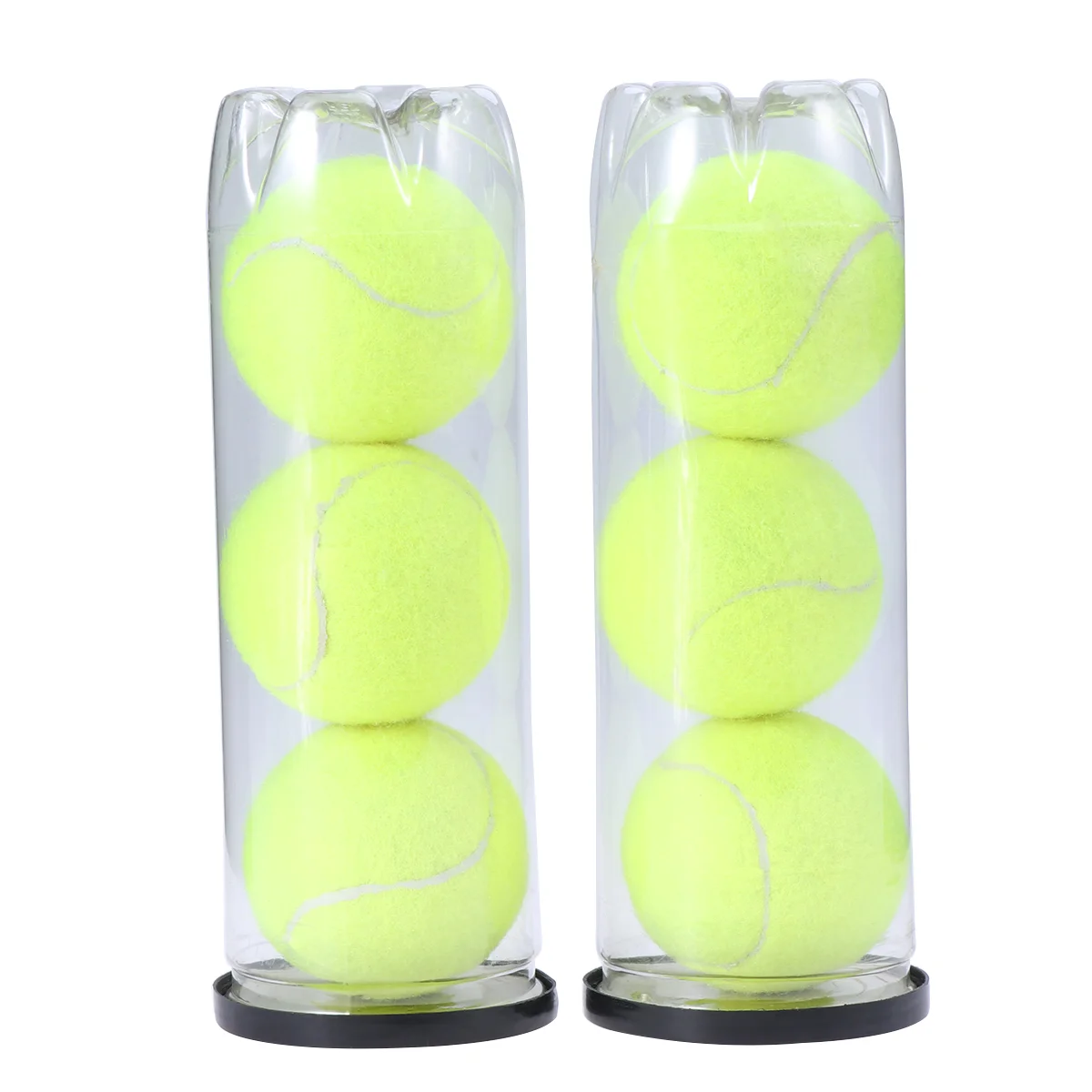 3pcs Tennis Balls Can Regular Duty Practice Professional Yellow Dog Toy Machine Compatible Racquet Sports Tennis Balls Set