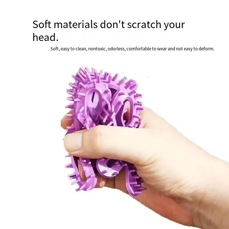 [Color random] 1/2/3Pcs General silicone Helmet liner ventilate breathable non-slip helmet gasket Cycling Anti compression hair