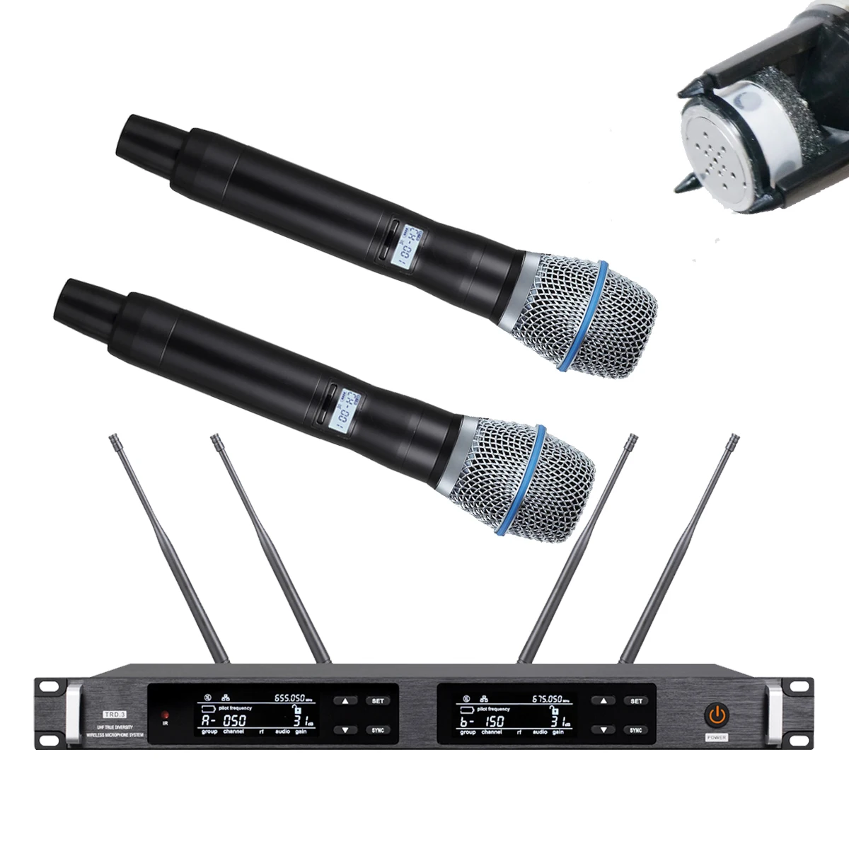 MICWLULXD24WirelessStagePerformanceMicrophoneSystemULXD4