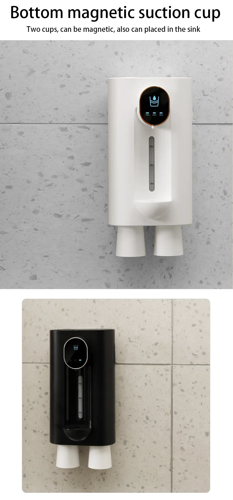 Automatic Mouthwash Dispenser Touchless 540ml,wall Mounted Mouth Wash Dispenser